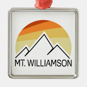 Adorno Metálico Mt. Williamson California Retro