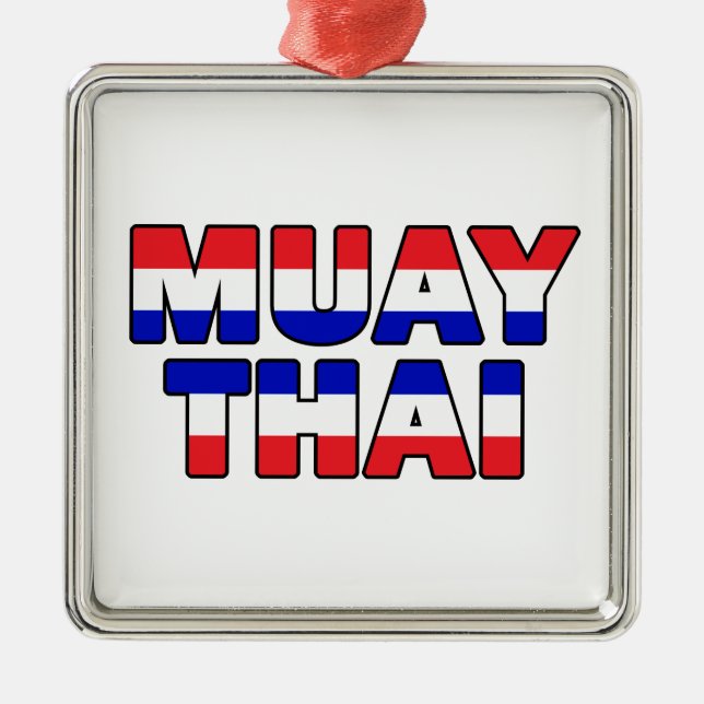 Adorno Metálico Muay Thai (Frente)