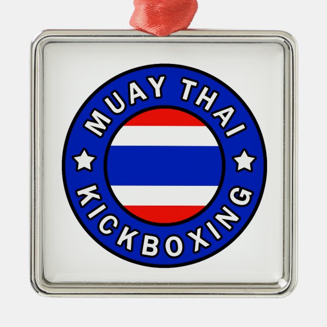 Adorno Metálico Muay Thai (Frente)