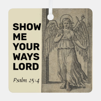 Adorno Metálico Muéstrame tus maneras, Señor