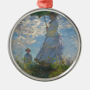 Adorno Metálico Mujer de Claude Monet con un parasol 1875