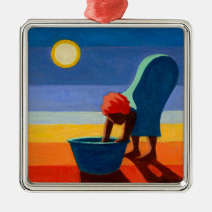 Adorno Metálico Mujer de doblez 2005