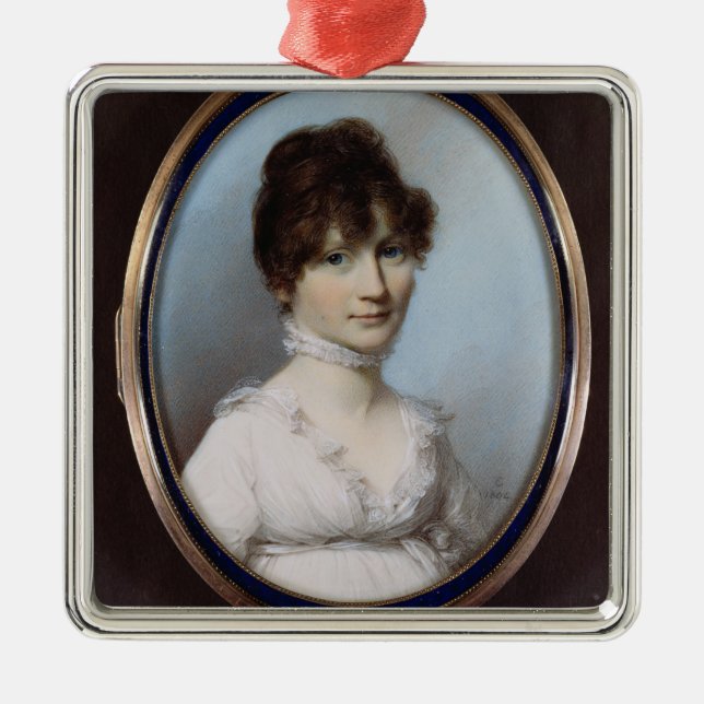 Adorno Metálico Mujer desconocida (Frente)