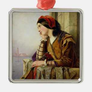 Adorno Metálico Mujer en el amor, 1856