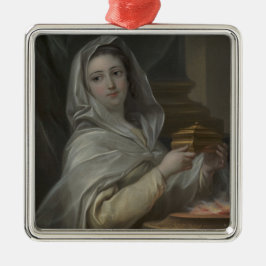 Adorno Metálico Mujer retratada como una Virgen Vestal (Antigua Ro