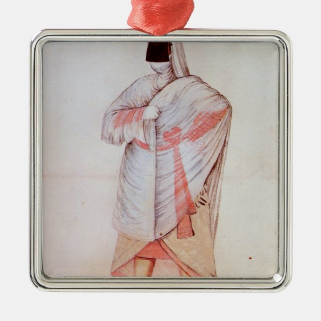 Adorno Metálico Mujer turca (Frente)