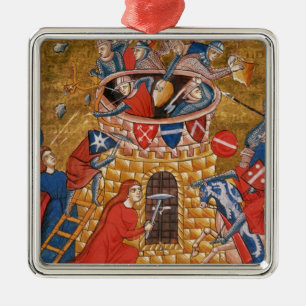 Adorno Metálico Mujeres de Scythian que sitian a sus enemigos