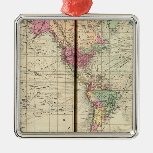 Adorno Metálico Mundo (Frente)