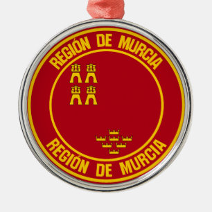 Adorno Metálico Murcia Round Emblem