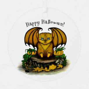 Adorno Metálico Murciélago lindo de Halloween