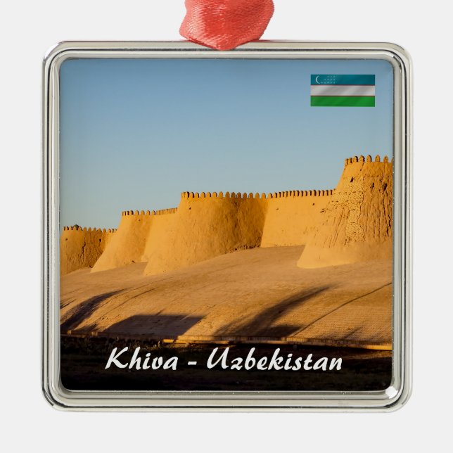 Adorno Metálico Muro de la ciudad de Khiva - Uzbekistán (Frente)