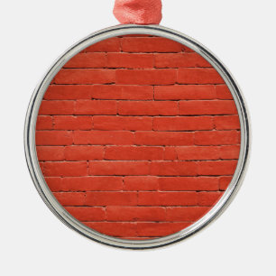Adorno Metálico Muro Naranja rojo