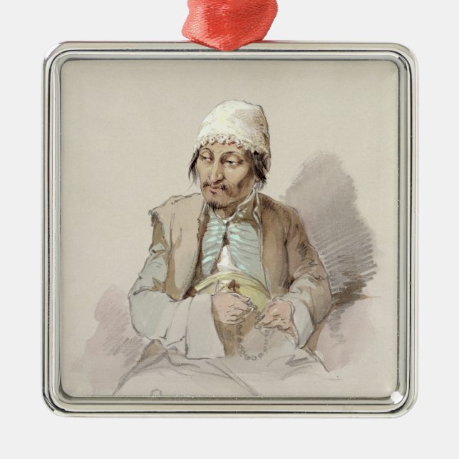 Adorno Metálico Musa - de Kashgar, c.1855 (Frente)