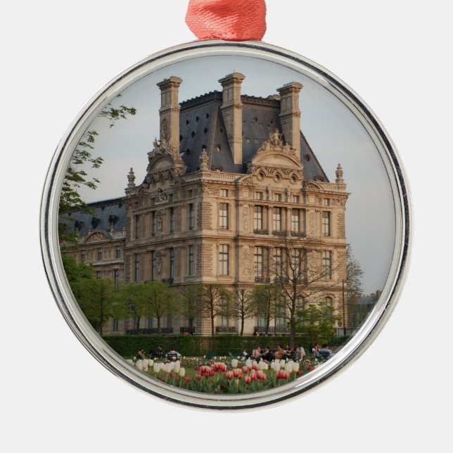 Adorno Metálico Museo del Louvre (Frente)