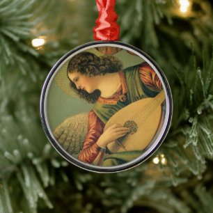 Adorno Metálico Músico Ángel, Melozzo da Forli, arte renacentista