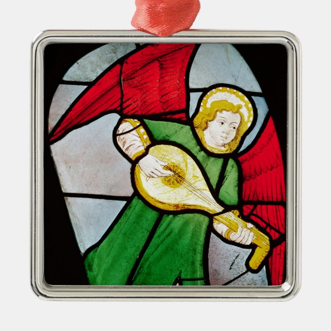 Adorno Metálico Músico del ángel (Frente)