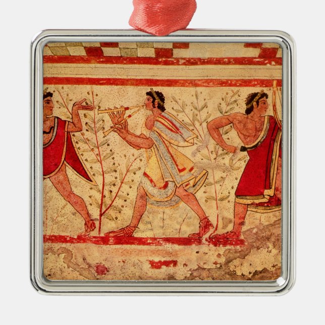 Adorno Metálico Músicos de Etruscan (Frente)