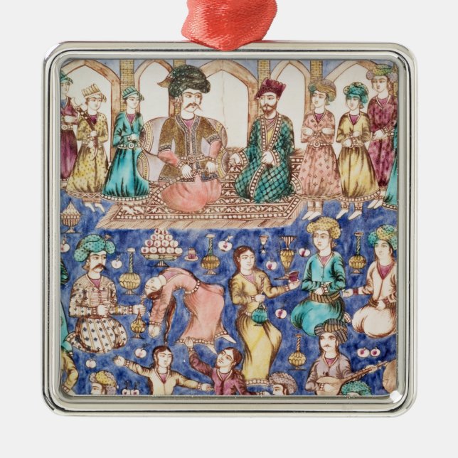 Adorno Metálico Músicos y bailarines (Frente)