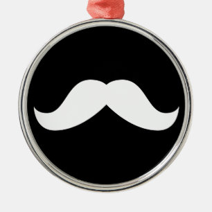 Adorno Metálico Mustache Ornament