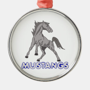 Adorno Metálico Mustangs Mascot