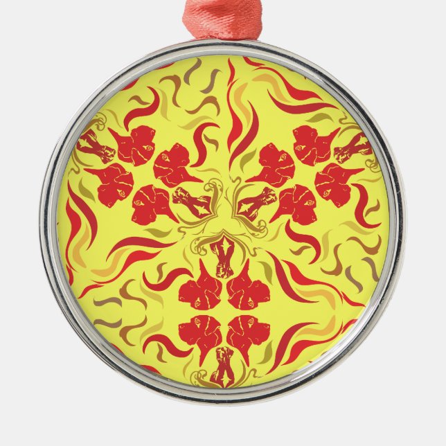 Adorno Metálico Musterdoggen Ornament (Frente)