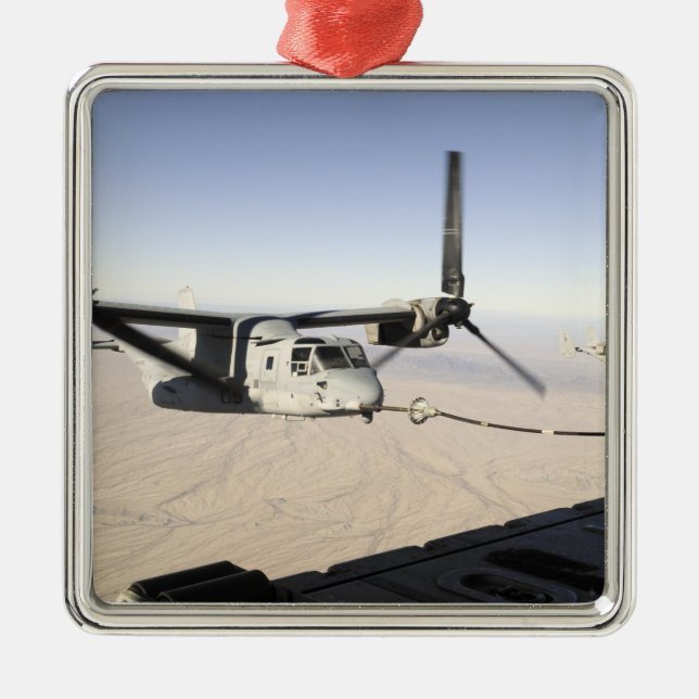 Adorno Metálico MV-22 Osprey reabastece el vuelo intermedio (Frente)