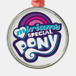 Adorno Metálico My Little Prepotente