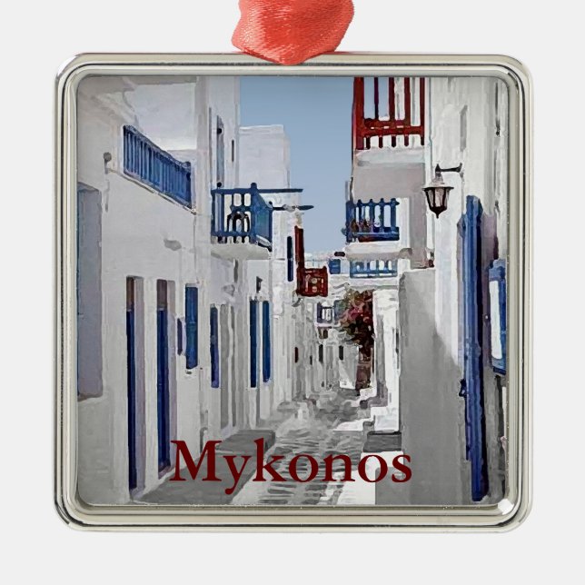 Adorno Metálico Mykonos (Frente)