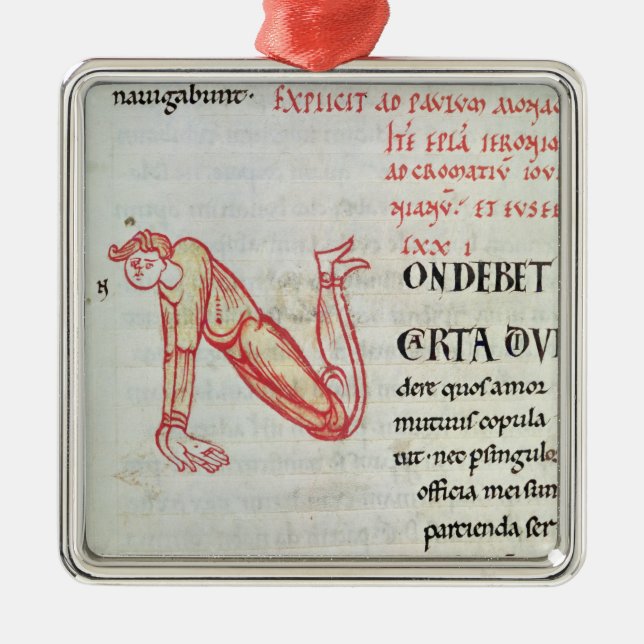 Adorno Metálico 'N' inicial historiado (Frente)