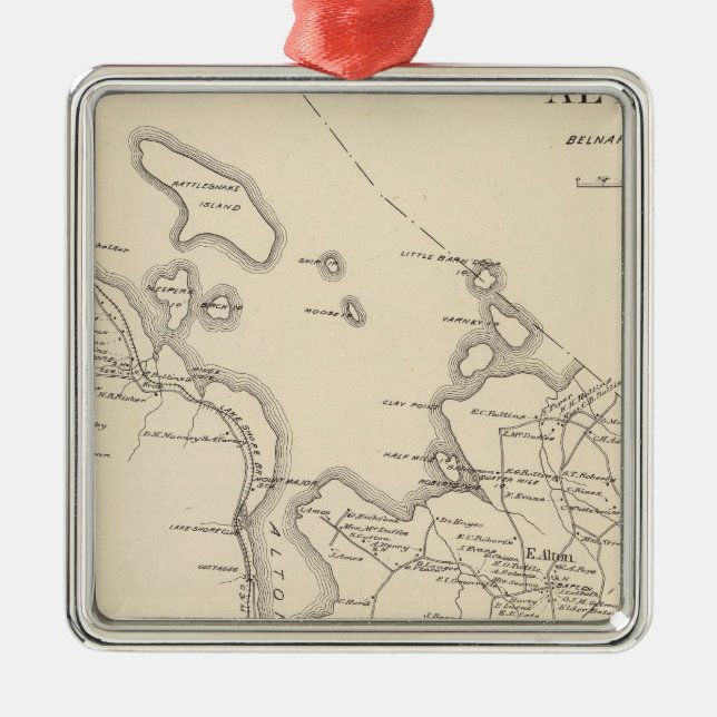 Adorno Metálico N pinta Alton (Frente)