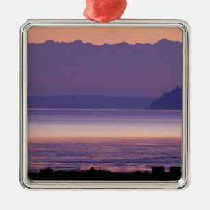 Adorno Metálico NA, EE.UU., Washington, Conway. Montañas Olímpic