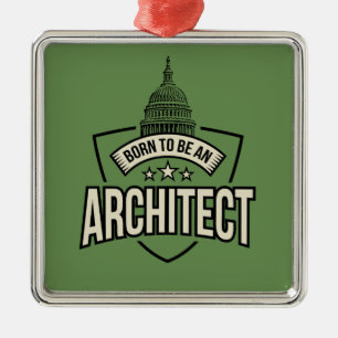 Adorno Metálico Nacido para ser arquitecto