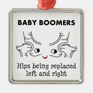 Adorno Metálico Nacidos en el baby boomes - caderas que son