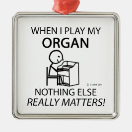 Adorno Metálico Nada más que importa en órganos