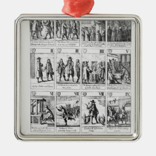 Adorno Metálico Naipes