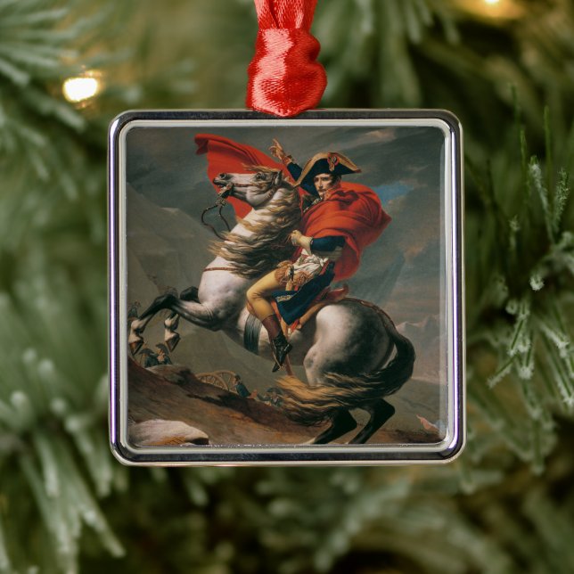 Adorno Metálico Napoleón con Caballo, Batalla del Paso de San Bern (Árbol)