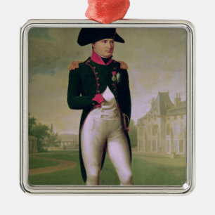 Adorno Metálico Napoleon I delante del castillo francés de