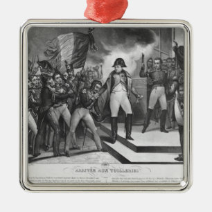 Adorno Metálico Napoleon I que llega el Tuileries