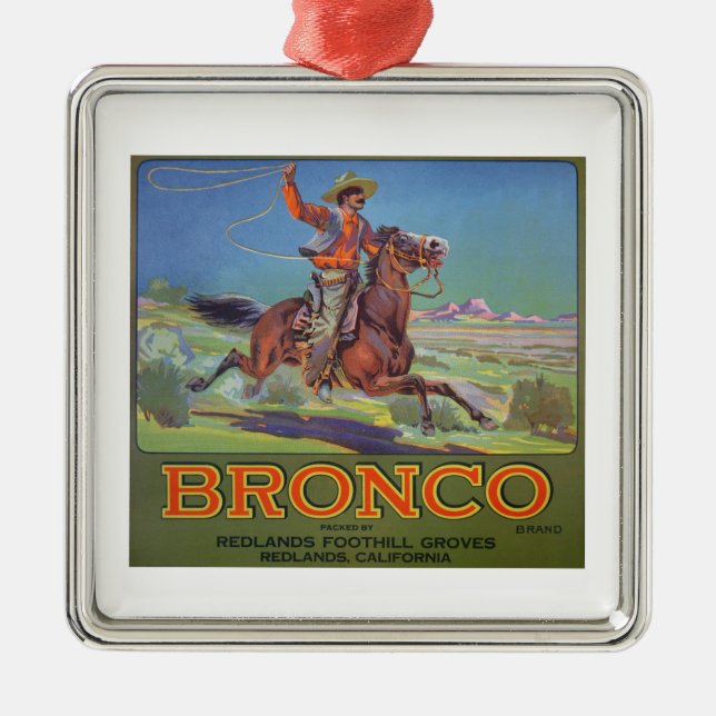 Adorno Metálico "Naranjas del caballo salvaje, c.1900 (litho del (Frente)