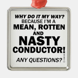Adorno Metálico Nasty Conductor