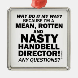 Adorno Metálico Nasty Handbell Director