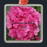Adorno Metálico Naturaleza de la fotografía floral rosa<br><div class="desc">Naturaleza de la fotografía floral rosa</div>