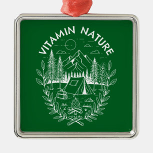 Adorno Metálico Naturaleza de Vitaminas