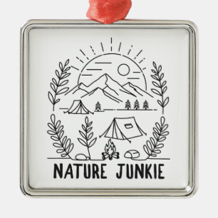 Adorno Metálico Naturaleza Junkie