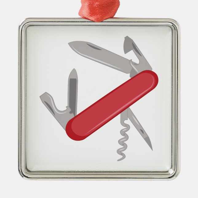 Adorno Metálico Navaja de bolsillo (Frente)