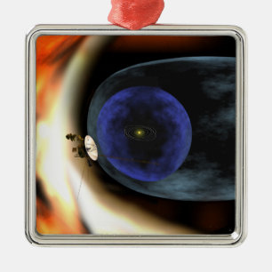 Adorno Metálico Nave espacial del viajero 2