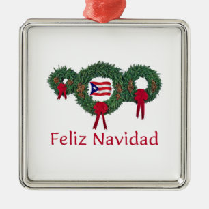 Adorno Metálico Navidad 2 de Puerto Rico