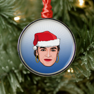 Adorno Metálico Navidad de Alexandria Ocasio-Cortez (AOC)
