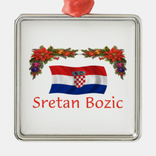 Adorno Metálico Navidad de Croacia