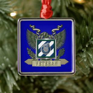 Adorno Metálico Navidad de la 3ª División de Infantería